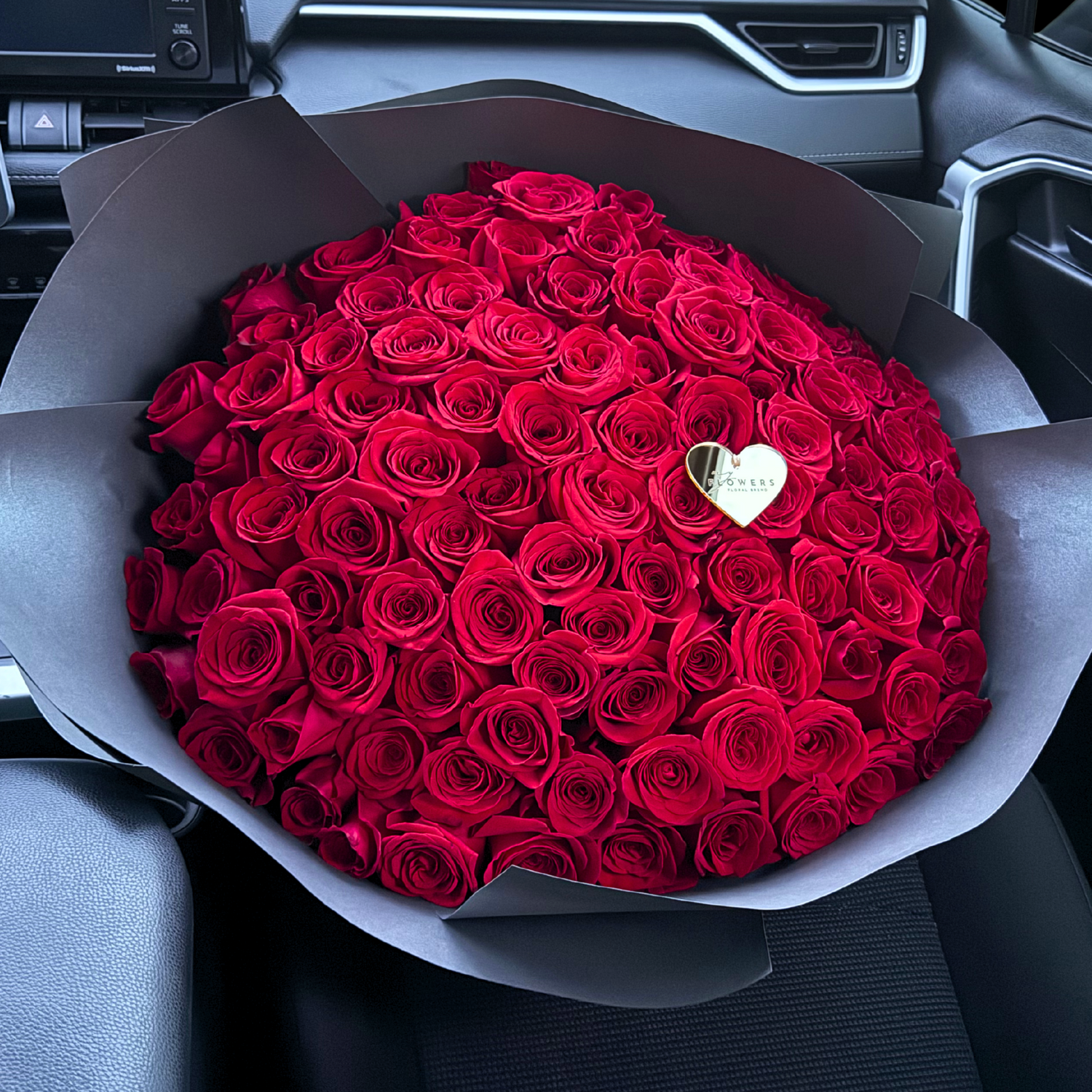 100 Premium Red Rose Bouquet