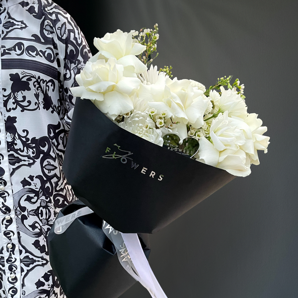Floral Symphony - Chrysanthemums, french roses