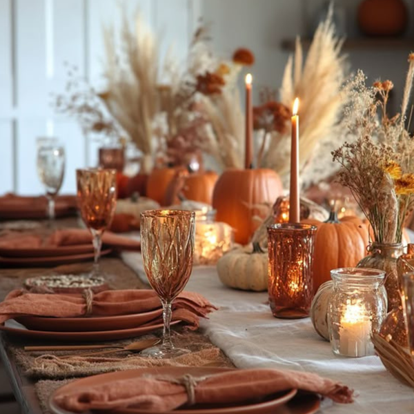 Thanksgiving table decoration
